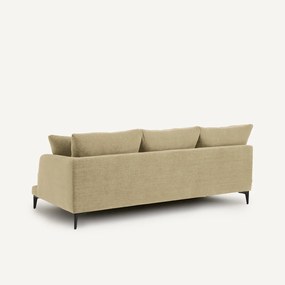 3-zits halve bank van gevlochten polyester, MODERNISTE, ontwerp Emmanuel Gallina