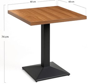 Kuat Zwart 70 cm tafel