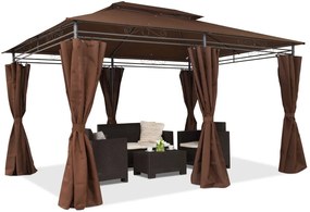 Tuinpaviljoen bruin Ibiza 3x4m Garden Point