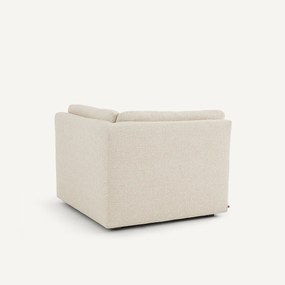Moduleerbare hoek van 90°, in bouclé stof, GIULIANO