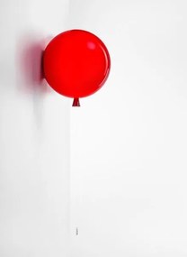 Brokis -   Wandlamp  Memory Rood glanzend / Zilver  Glas