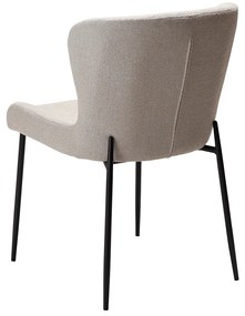 Dan-Form Glam Luxe Eetkamerstoel Boucle Cashmere