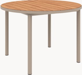 Ronde tuintafel Kirra met teakhouten tafelblad