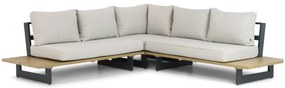 Hoek loungeset 5 personen Aluminium Grijs Lifestyle Garden Furniture Azzurro