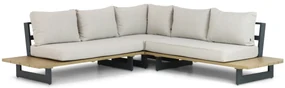 Hoek loungeset 5 personen Aluminium Grijs  Lifestyle Garden Furniture Azzurro