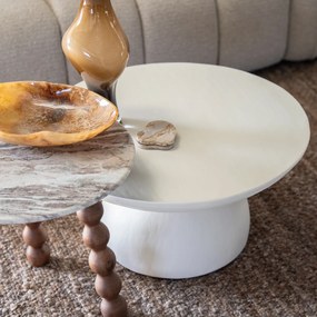 Cirkel Betonnen Salontafel - 70 X 70cm.