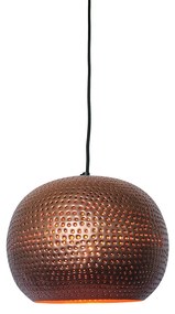 Hanglamp Spike Bol Koper - Metaal - Urban Interiors - Industrieel & robuust