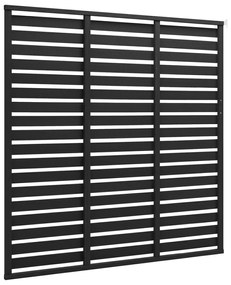 vidaXL Schuttingpaneel 180x180 cm HKC zwart