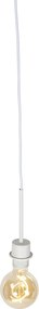 Moderne hanglamp wit zonder kap - Combi 1