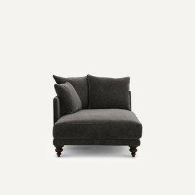 Chenille fluwelen longchair, Lazare