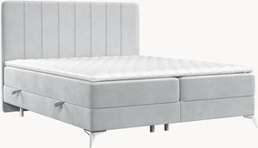 Handgemaakte fluwelen divan bed Aggaz met opbergruimte, H3
