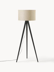 Tripod vloerlamp Jake van massief hout