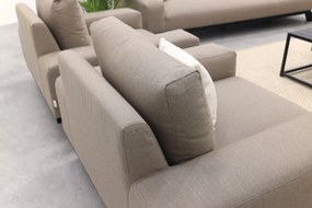 Barcelona Sunbrella stoel-bank loungeset - Taupe - 3-delig