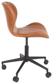 Zuiver OMG Office Design Bureaustoel Bruin Kunstleer