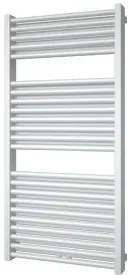 Plieger Imola M designradiator horizontaal middenaansluiting 1230x600mm 943W zilver metallic