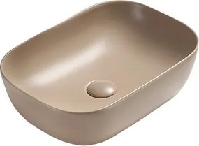 Mexen Rita opbouw waskom 45 x 32 cm, cappuccino mat - 21084564