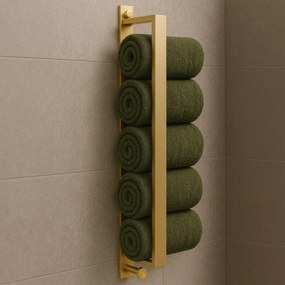 Badkamerhanger Brush Gold