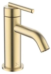 Crosswater 3ONE6 Wastafelkraan - opbouw - 13.3cm - geborsteld messing (goud) TL114DNSF