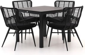 Diningset Intenso | 4 personen | Tuinset kunststof | 5-delig | Kees Smit Tuinmeubelen