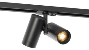 Moderne 1-fase railSpot / Opbouwspot / Plafondspot zwart 2-lichts - Iconic Scopio Modern GU10 rond Binnenverlichting Lamp