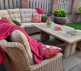 ROUGH-L lounge/dining tuintafel 160x90x61cm