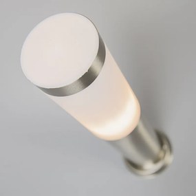 Buitenlamp paal staal 45 cm IP44 - Rox met grondpin en kabelmof