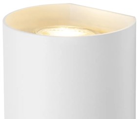 Smart wandlamp wit rond incl. 2 Wifi GU10 - Sabbir