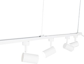 Smart hang railsysteem wit met 5 spots 1-fase incl. Wifi GU10 - Iconic Jeana