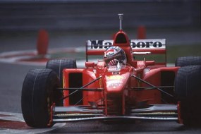 Foto Michael Schumacher in a Ferrari F310B at the Belgian GP, Spa Francorchamps, Belgium, 1997