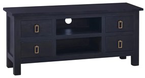 vidaXL Tv-meubel 100x30x45 cm massief mahoniehout lichtkoffiekleurig
