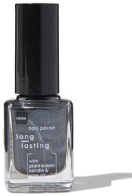 HEMA Long Lasting Nagellak 1021 Dusy Grey (donkergrijs)