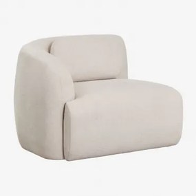 Linker Hoekmodule Voor Modulaire Bank In Chenille Coquette Chenille Crèmebeige - Sklum