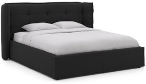 Goossens Gestoffeerd Bedframe Canon, 160 x 200 cm met storage, met 2x lattenbodem