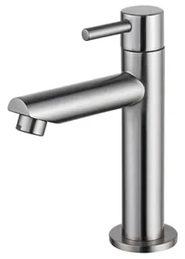 Fortifura Calvi Fonteinkraan - 15.4cm - opbouw - 1gats - PVD - Geborsteld RVS PVD (RVS) SW696237