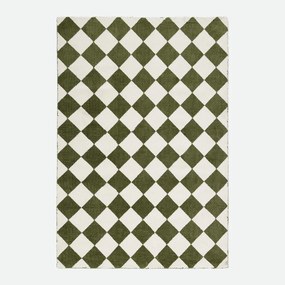 Vloerkleed met ruitmotief, BLOVA