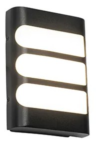 Buitenwandlamp zwart incl. LED met licht/donker sensor - Gaev
