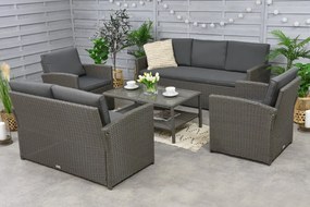 Tuinmeubelen Monaco Coffee 7 Garden Point antraciet
