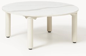 Ronde tuin salontafel Sienna met marmerlook