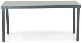 Dining Tuintafel   160 x 90 cm Aluminium/HPL Grijs  Porto