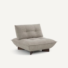 Modulaire fauteuil in tweed, KAORI