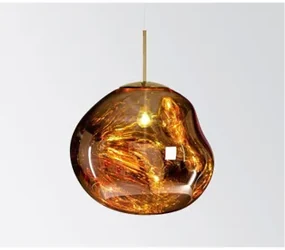 NJOY hanglamp glas 36cm goud