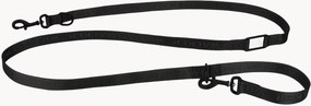 Verstelbare jacquard hondenriem Nero