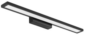 WANDLAMP ASH LED 60CM APP840-1W PLAT ZWART
