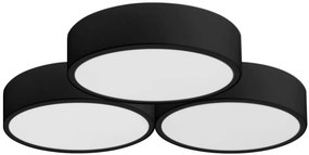 Plafondlamp APP878-C Triple Zwart 3x40cm