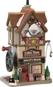 Lemax - 'The Coffee Bean Grinder' - Verlicht gebouw - Exclusief adapter (werkt ook op batterijen)