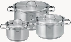 Kookset Pureelements van edelstaal, 3-delig