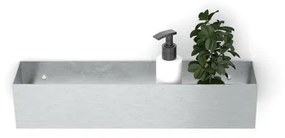 Looox Colour shelf box Special BoX rechthoek 30x10x10cm RVS geborsteld cshbox30rvs