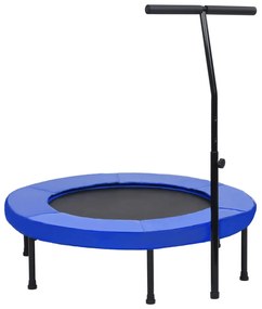 vidaXL Fitnesstrampoline met handgreep en veiligheidsmat 102 cm