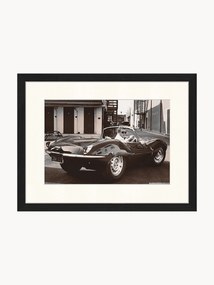 Ingelijste foto Steve McQueen in His Jaguar