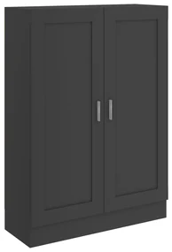 vidaXL Boekenkast 82,5x30,5x115 cm spaanplaat grijs